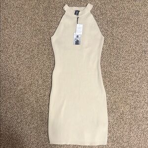 Brand New Beige BodyCon Dress Size Medium